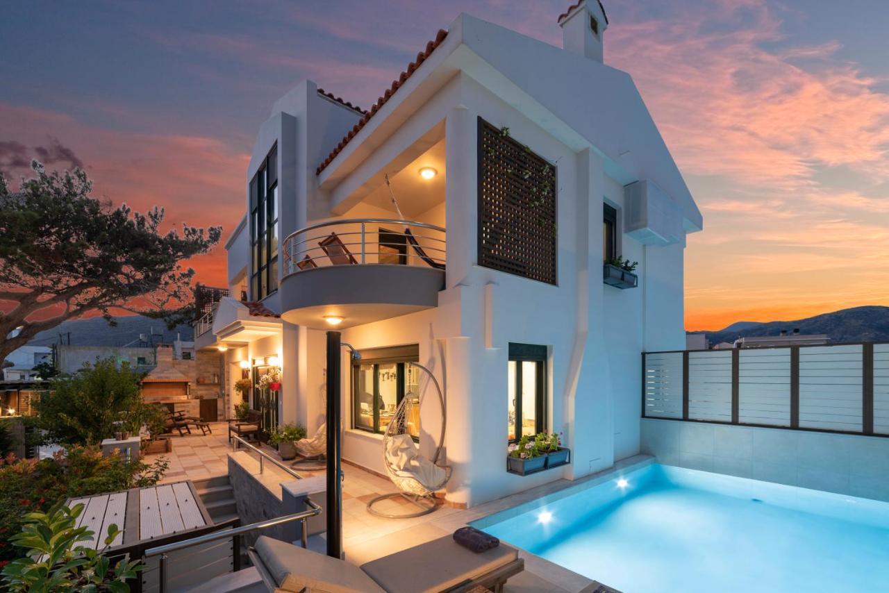 Paradisos Luxury Villas Next To Beach Koutsouras Exterior photo