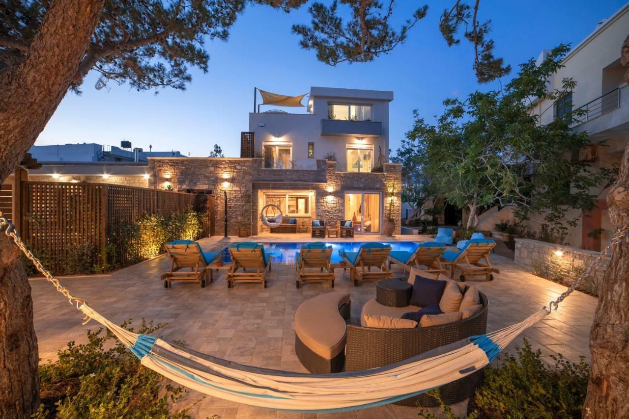 Paradisos Luxury Villas Next To Beach Koutsouras Exterior photo